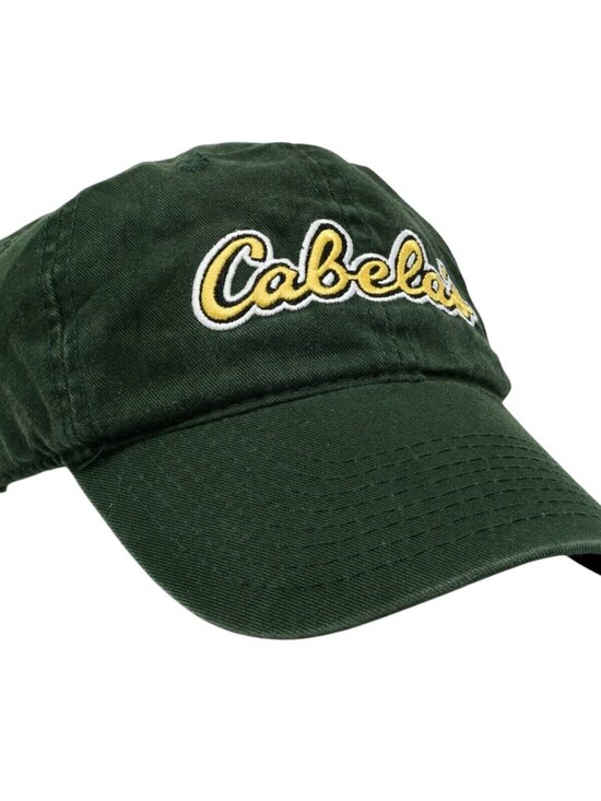 Cabelas Green Cotton Adjustable Baseball Cap - Picture 1 of 8